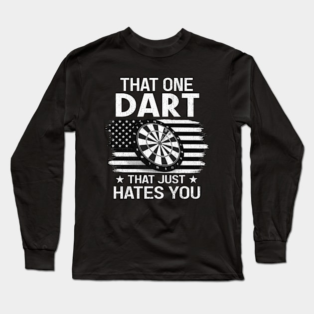 That one dart that just hates you Long Sleeve T-Shirt by Roberto C Briseno